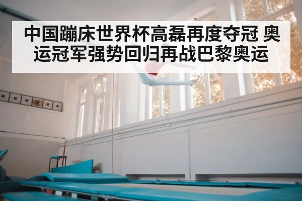 中国蹦床世界杯高磊再度夺冠 奥运冠军强势回归再战巴黎奥运